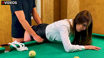 Teach me how to play pool Daddy. Oh my God you need sex again